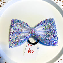Load image into Gallery viewer, WHITE Jumbo MUSE Tailless Cheer Bow