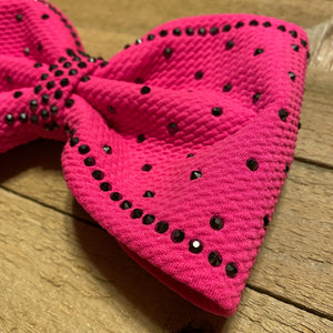 Neon Jumbo MUSE Tailless Cheer Bow (5 Colors)