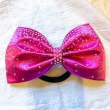 Load image into Gallery viewer, MAGENTA Jumbo MUSE Tailless Cheer Bow