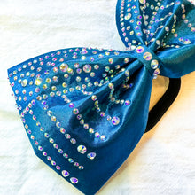 Load image into Gallery viewer, AEGEAN BLUE Jumbo MUSE Tailless Cheer Bow