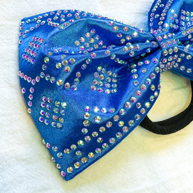 BLUE Jumbo MUSE Tailless Cheer Bow