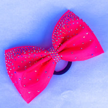 Load image into Gallery viewer, NEON PINK Jumbo MUSE Tailless Cheer Bow