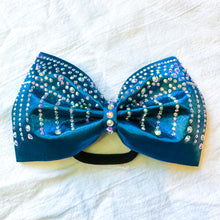 Load image into Gallery viewer, AEGEAN BLUE Jumbo MUSE Tailless Cheer Bow