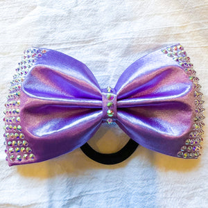LAVENDER Jumbo MUSE Tailless Cheer Bow