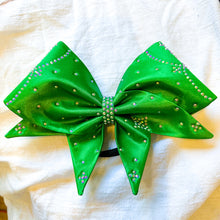 Load image into Gallery viewer, GREEN Sewn MOXIE Cheer Bow