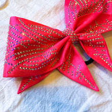 Load image into Gallery viewer, NEON PINK Sewn MOXIE Cheer Bow
