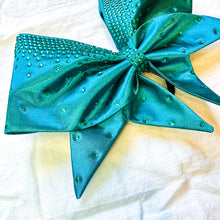 Load image into Gallery viewer, TEAL Sewn MOXIE Cheer Bow