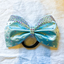 Load image into Gallery viewer, CINDERELLA BLUE Jumbo MUSE Tailless Cheer Bow