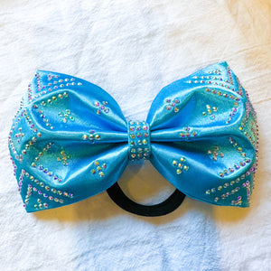 SKY BLUE Jumbo MUSE Tailless Cheer Bow
