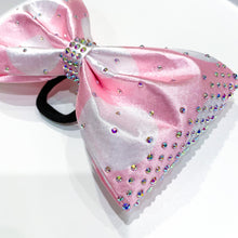 Load image into Gallery viewer, LIGHT PINK Polka Dot Jumbo MUSE Tailless Cheer Bow