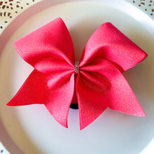 Load image into Gallery viewer, PINK Glitter Ribbon MOXIE Cheer Bow