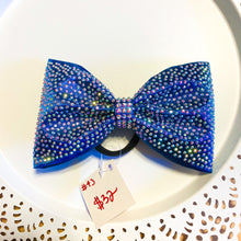 Load image into Gallery viewer, NAVY Jumbo MUSE Tailless Cheer Bow