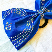 Load image into Gallery viewer, ROYAL BLUE Jumbo MUSE Tailless Cheer Bow
