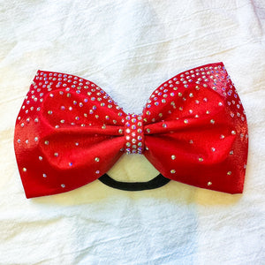 RED Jumbo MUSE Tailless Cheer Bow