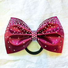 Load image into Gallery viewer, BURGUNDY Jumbo MUSE Tailless Cheer Bow