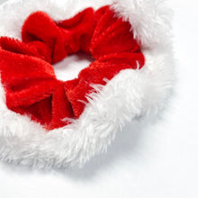 Load image into Gallery viewer, Santa Suit LIFE OF THE PARTY Scrunchie