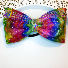 Load image into Gallery viewer, RAINBOW Velvet MUSE Tailless Cheer Bow