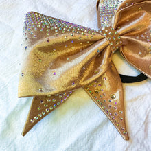 Load image into Gallery viewer, ROSE GOLD Sewn MOXIE Cheer Bow