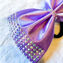 Load image into Gallery viewer, LAVENDER Jumbo MUSE Tailless Cheer Bow