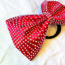 Load image into Gallery viewer, RED Jumbo MUSE Tailless Cheer Bow