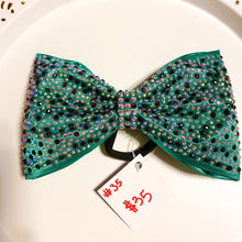 Load image into Gallery viewer, EMERALD Christmas Jumbo MUSE Tailless Cheer Bow