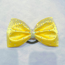 Load image into Gallery viewer, SUNSHINE YELLOW Jumbo MUSE Tailless Cheer Bow