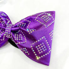 Load image into Gallery viewer, PURPLE Jumbo MUSE Tailless Cheer Bow