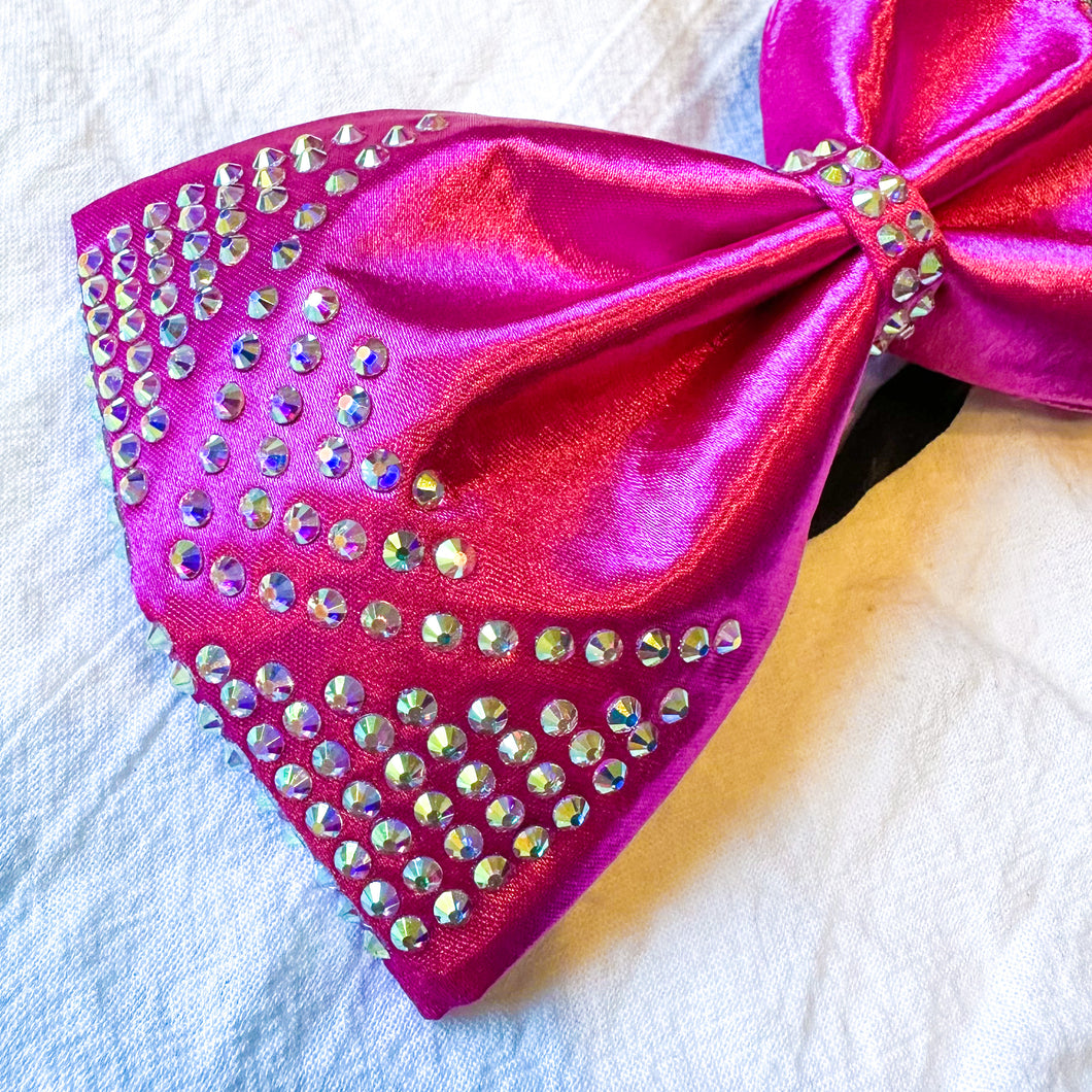 MAGENTA Jumbo MUSE Tailless Cheer Bow