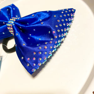 ROYAL BLUE Jumbo MUSE Tailless Cheer Bow