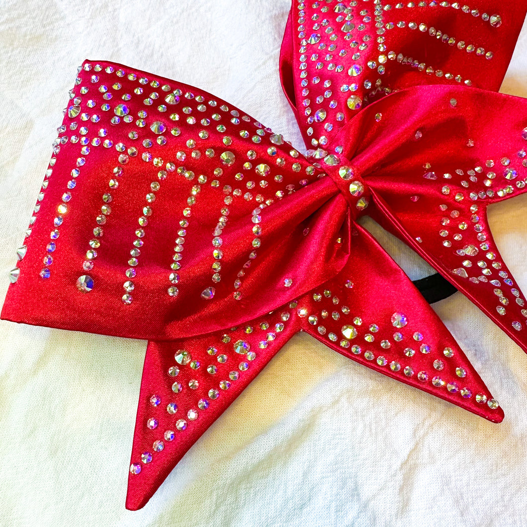 RED Sewn MOXIE Cheer Bow