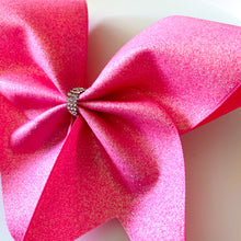 Load image into Gallery viewer, PINK Glitter Ribbon MOXIE Cheer Bow