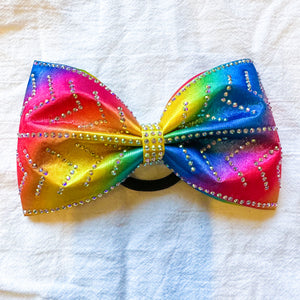 RAINBOW Jumbo MUSE Tailless Cheer Bow