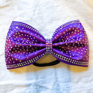 PURPLE Jumbo MUSE Tailless Cheer Bow