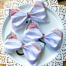 Load image into Gallery viewer, PREORDER “I Made the Climb” Rhinestoned Jumbo MUSE Tailless Cheer Bow