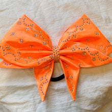 Load image into Gallery viewer, NEON ORANGE Sewn MOXIE Cheer Bow