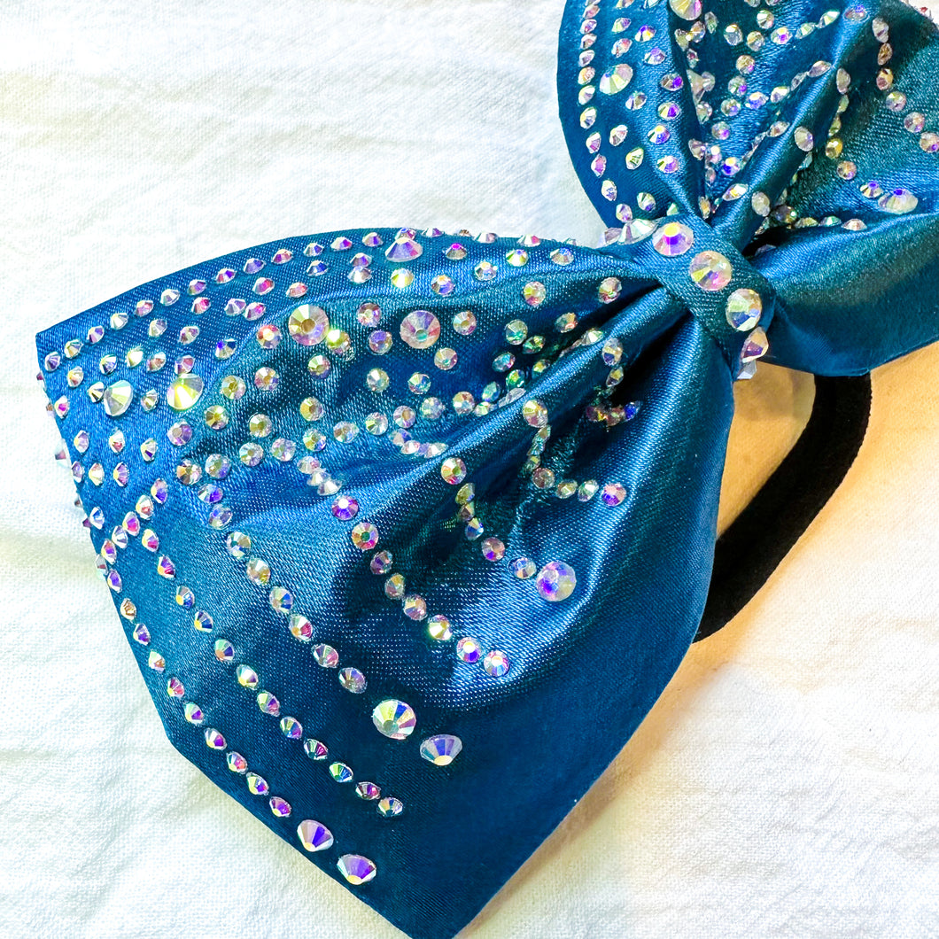 AEGEAN BLUE Jumbo MUSE Tailless Cheer Bow