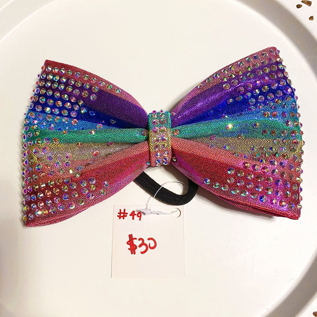 RAINBOW Mystique Jumbo MUSE Tailless Cheer Bow