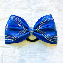 Load image into Gallery viewer, ROYAL BLUE Jumbo MUSE Tailless Cheer Bow