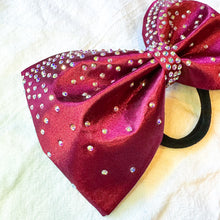 Load image into Gallery viewer, BURGUNDY Jumbo MUSE Tailless Cheer Bow