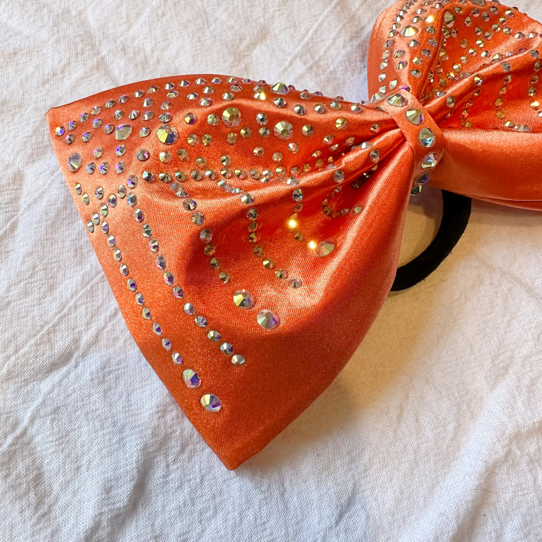 ORANGE Jumbo MUSE Tailless Cheer Bow