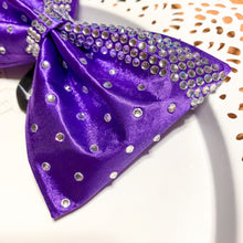 Load image into Gallery viewer, PURPLE Jumbo MUSE Tailless Cheer Bow