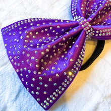 Load image into Gallery viewer, PURPLE Jumbo MUSE Tailless Cheer Bow