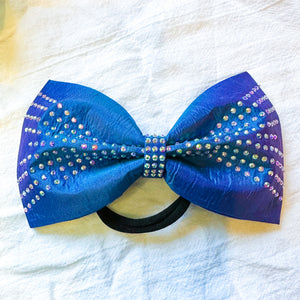 BLUE/PURPLE Shift Jumbo MUSE Tailless Cheer Bow