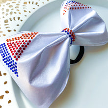 Load image into Gallery viewer, PREORDER “I Made the Climb” Rhinestoned Jumbo MUSE Tailless Cheer Bow