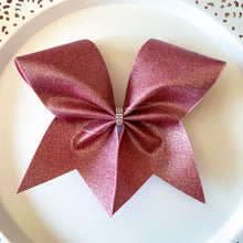 Load image into Gallery viewer, PINK Glitter Ribbon MOXIE Cheer Bow