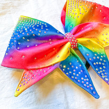 Load image into Gallery viewer, RAINBOW Sewn MOXIE Cheer Bow