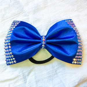 ROYAL BLUE Jumbo MUSE Tailless Cheer Bow