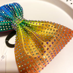 RAINBOW Jumbo MUSE Tailless Cheer Bow