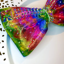 Load image into Gallery viewer, RAINBOW Velvet MUSE Tailless Cheer Bow