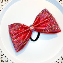 Load image into Gallery viewer, RED Jumbo MUSE Tailless Cheer Bow